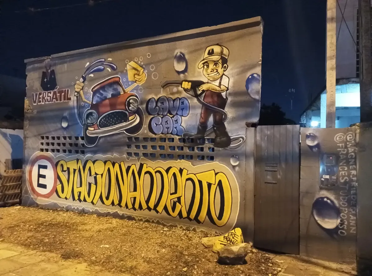 Fachada do estacionamento Estacionamento Versátil