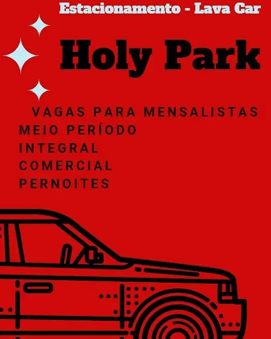 Fachada do estacionamento Estacionamento e Lava-Car Holy Park