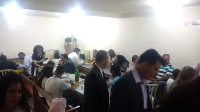 Fachada do estacionamento Estacionamento da Assembléia de Deus