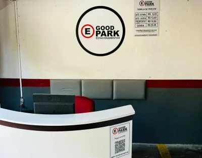 Fachada do estacionamento Good Park Estacionamentos - Unidade Mercês