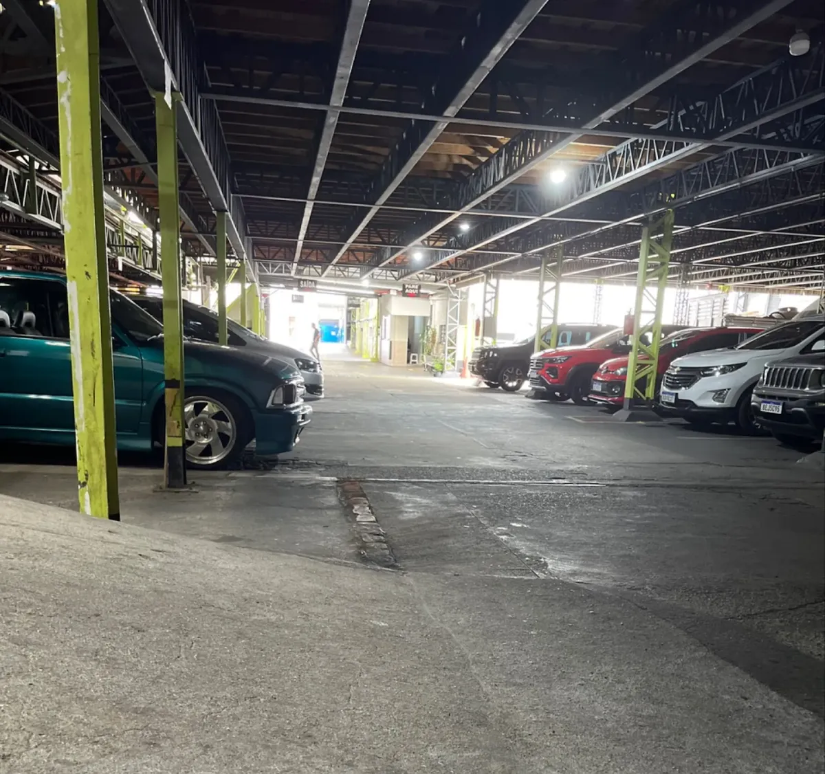 Fachada do estacionamento Orion Estacionamento de Veículos