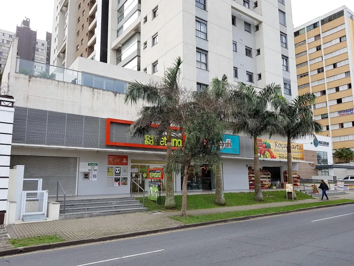 Fachada do estacionamento Blend Estacionamento Ltda.