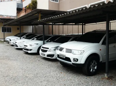Fachada do estacionamento Japa Estacionamento e Lava-car