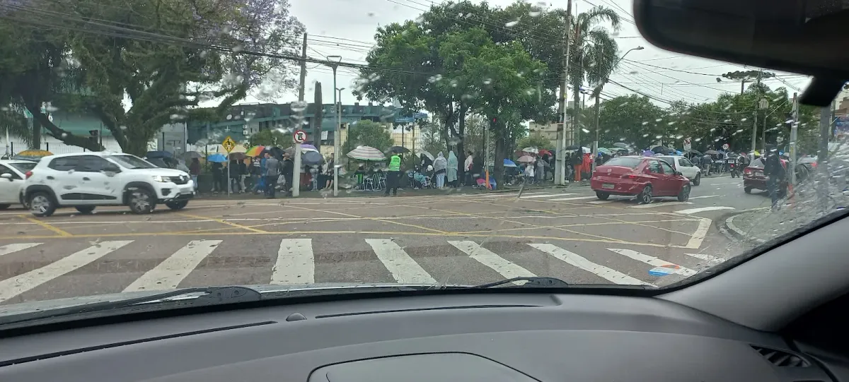 Fachada do estacionamento Estacionamento Estádio Couto Pereira