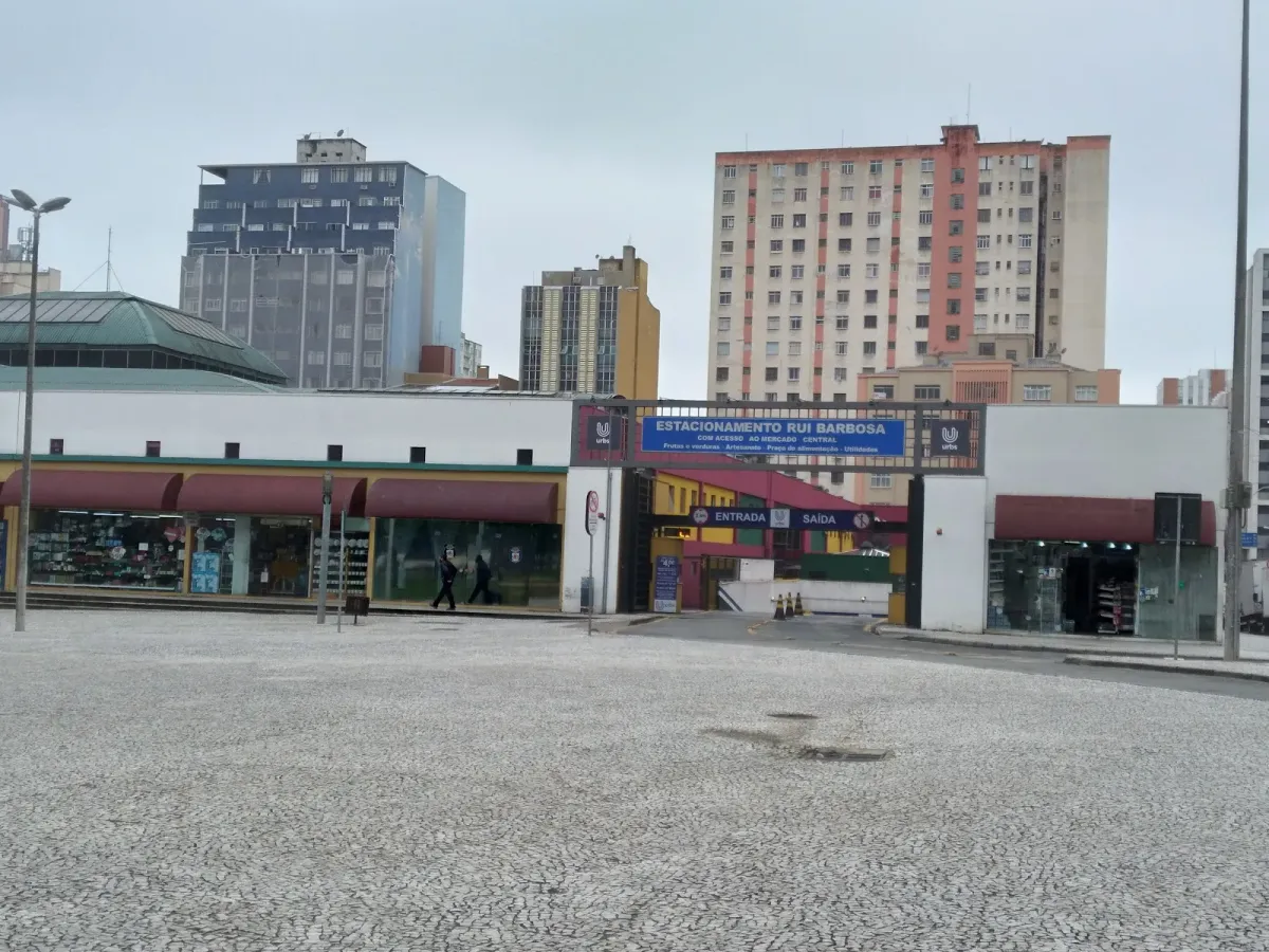 Fachada do estacionamento Estacionamento Praça Rui Barbosa - Mercado Central